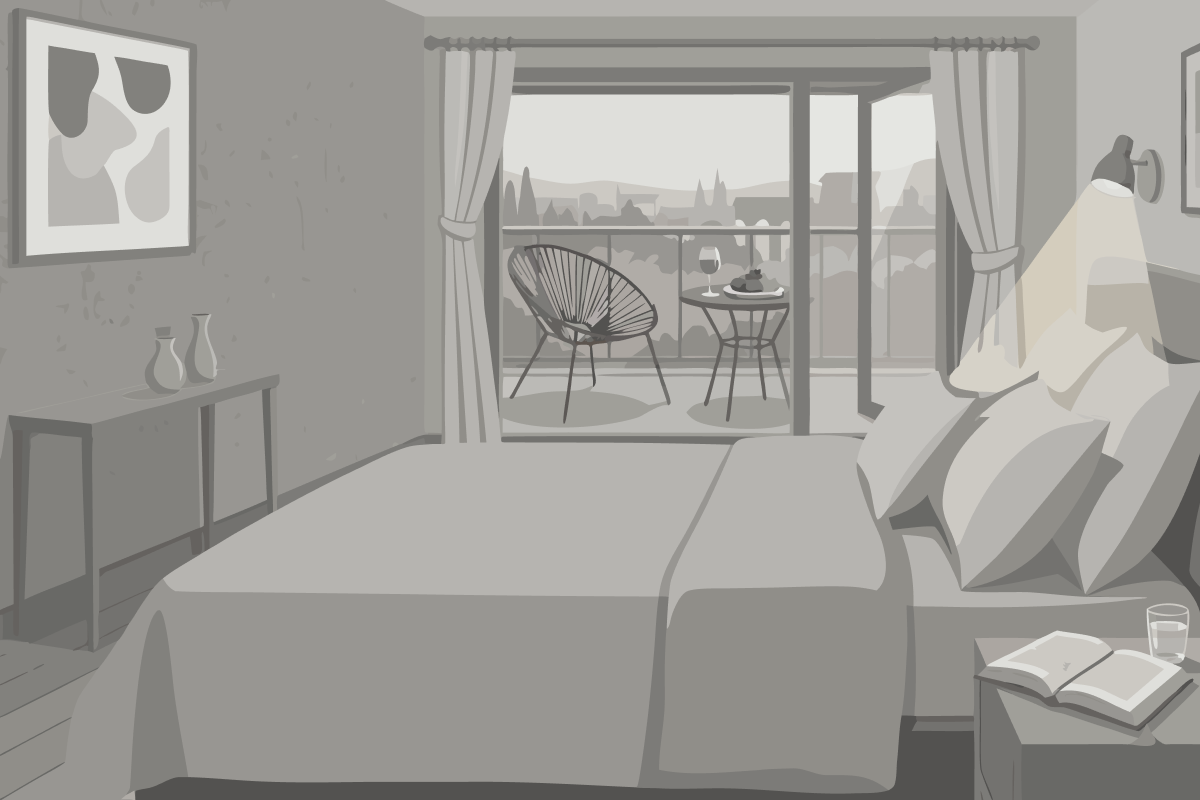 Chambre Lits Jumeaux Confort - Vue sur Mer